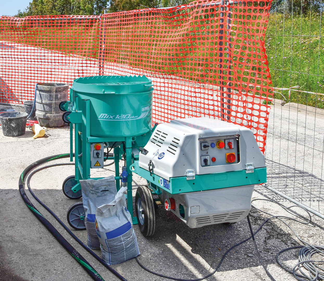 Agregat do tynków Imer Group Step 120